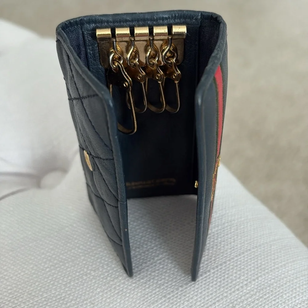 ROBERTA DI CAMERINO leather key case made in Italy - Picture 4 of 9